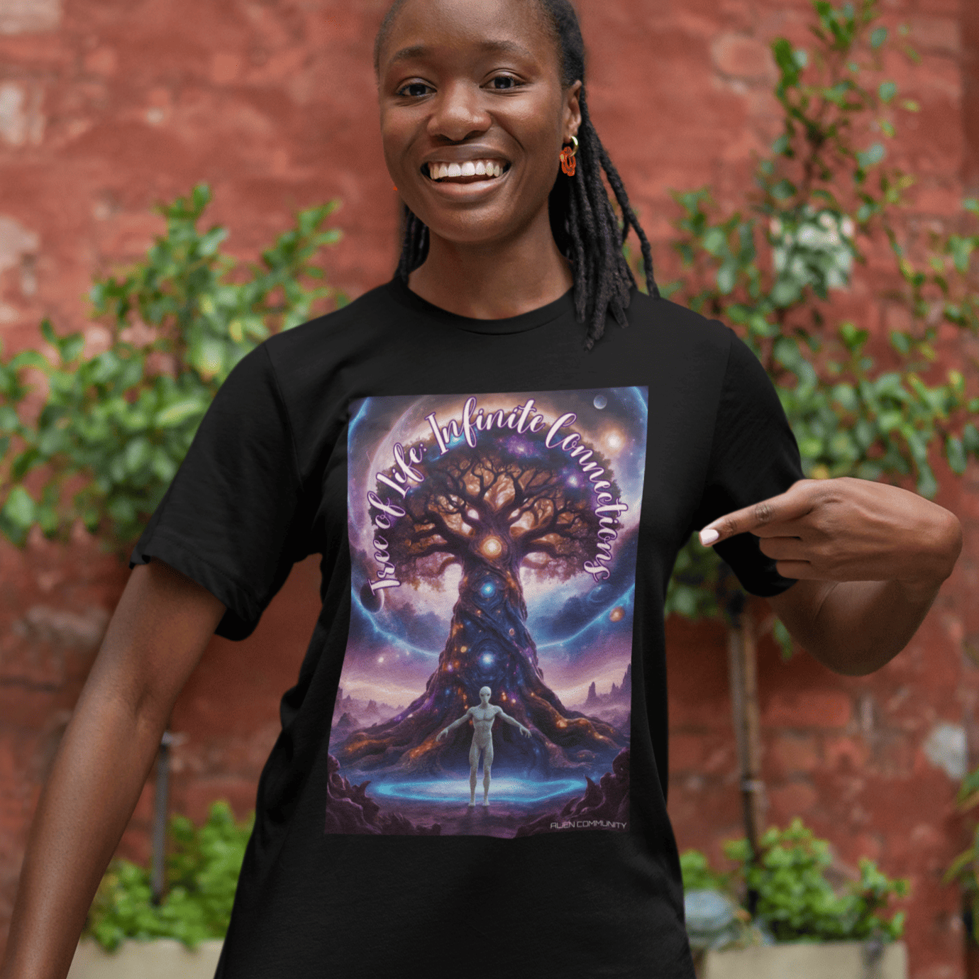 Camisa Tree of Life: Infinite Connections