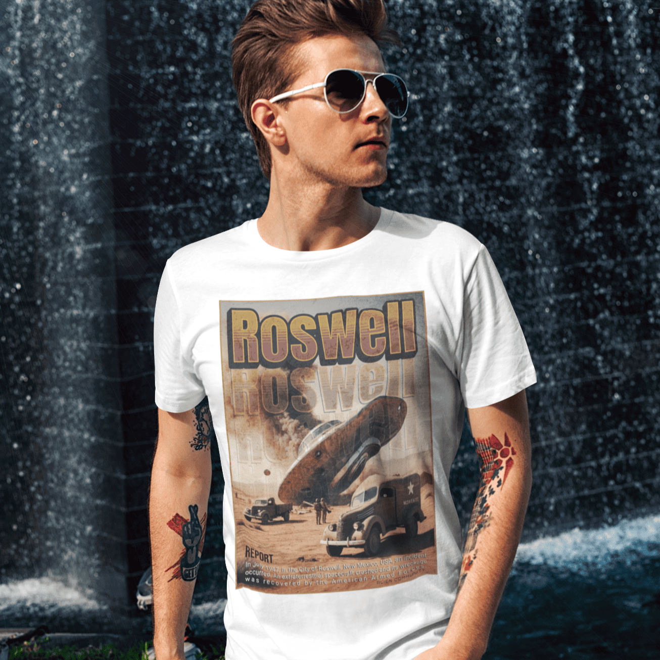Camisa Alien - Roswell