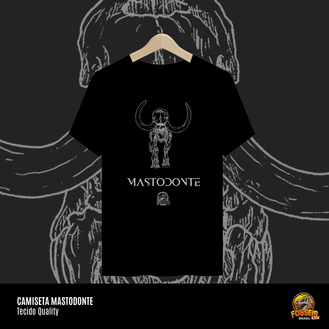 Camiseta Mastodonte | Ilustrações por Leandro Sanches