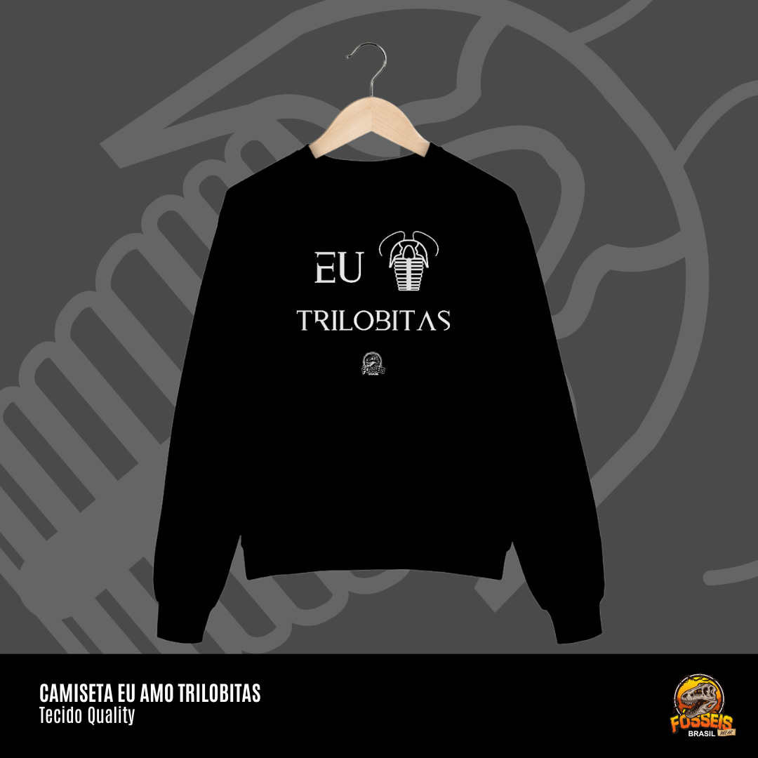 Moletom Fechado - EU AMO TRILOBITAS