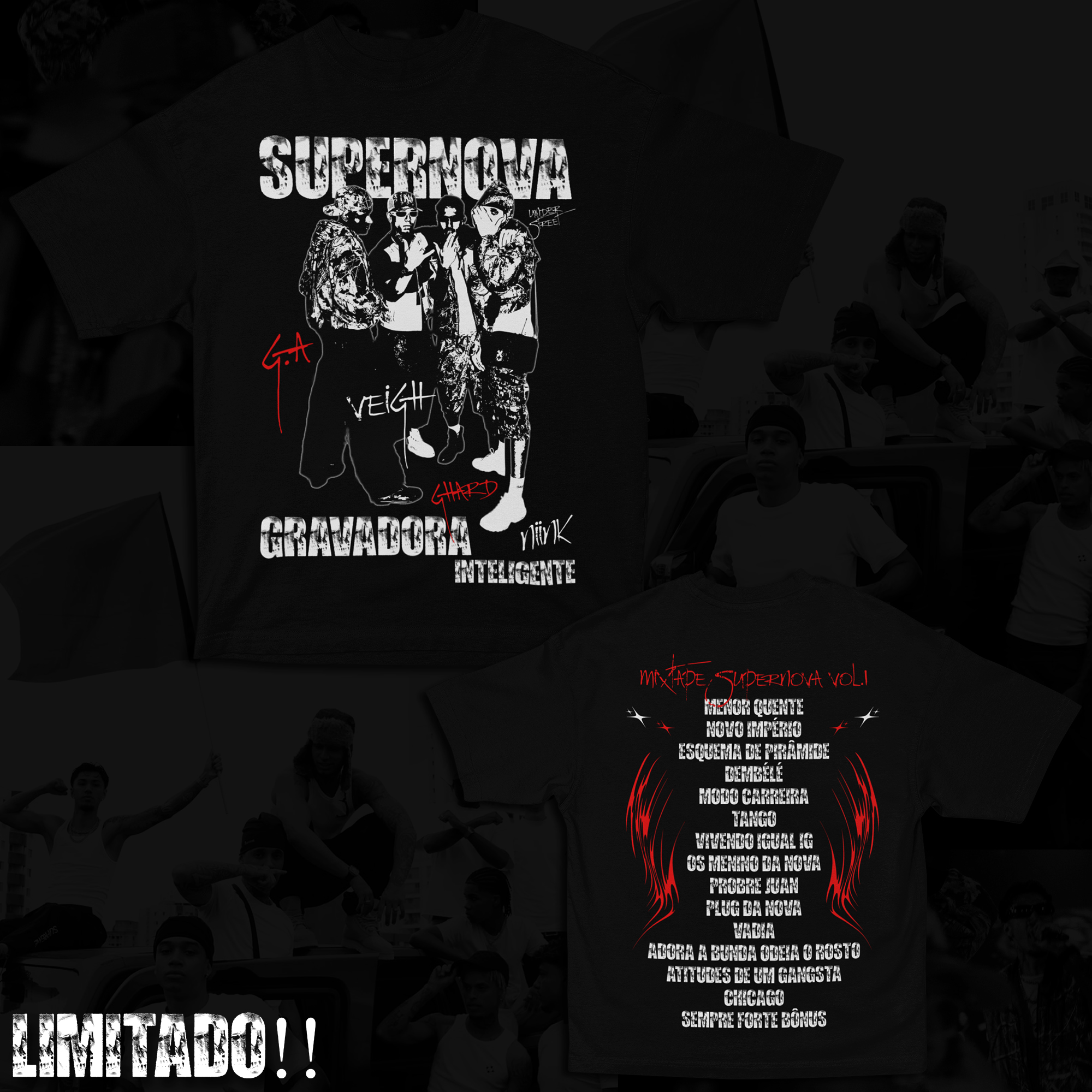SUPERNOVA TRACKLIST (FRENTE E COSTAS)