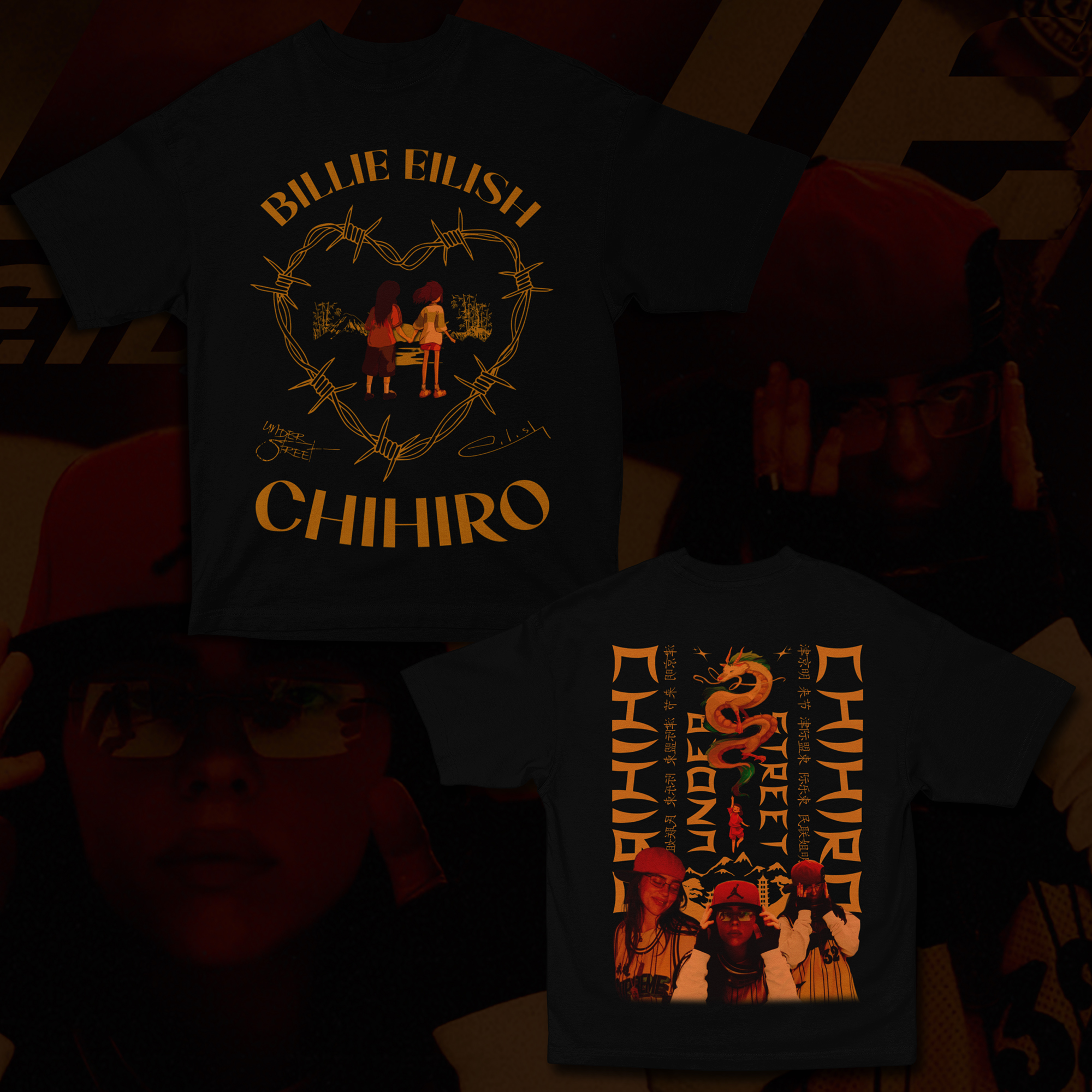 B.E. CHIHIRO FRENTE E COSTAS