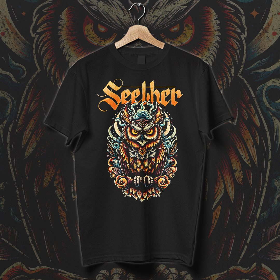 Camiseta Seether | Feathered Omen