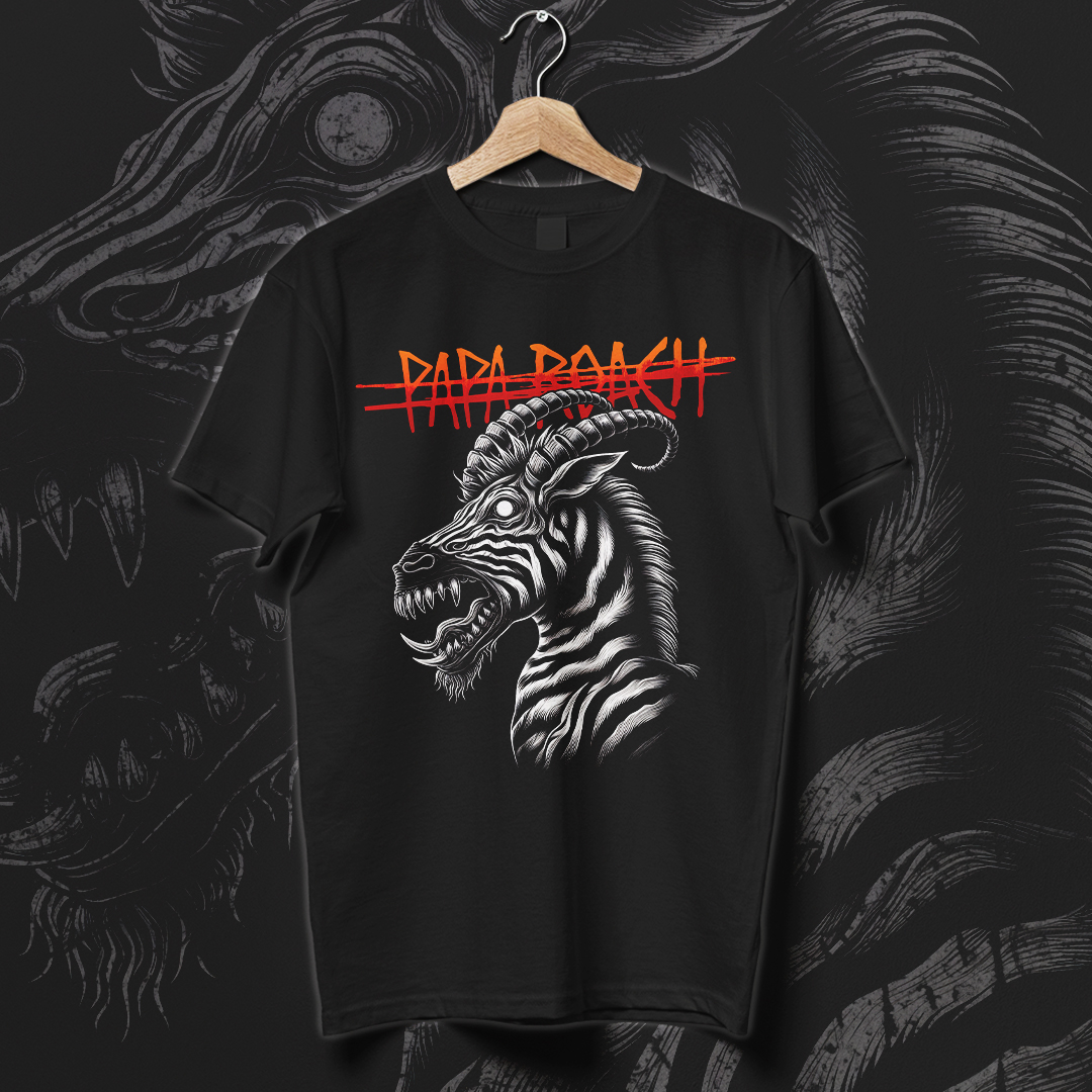 Camiseta Papa Roach | Stripes Into Pieces