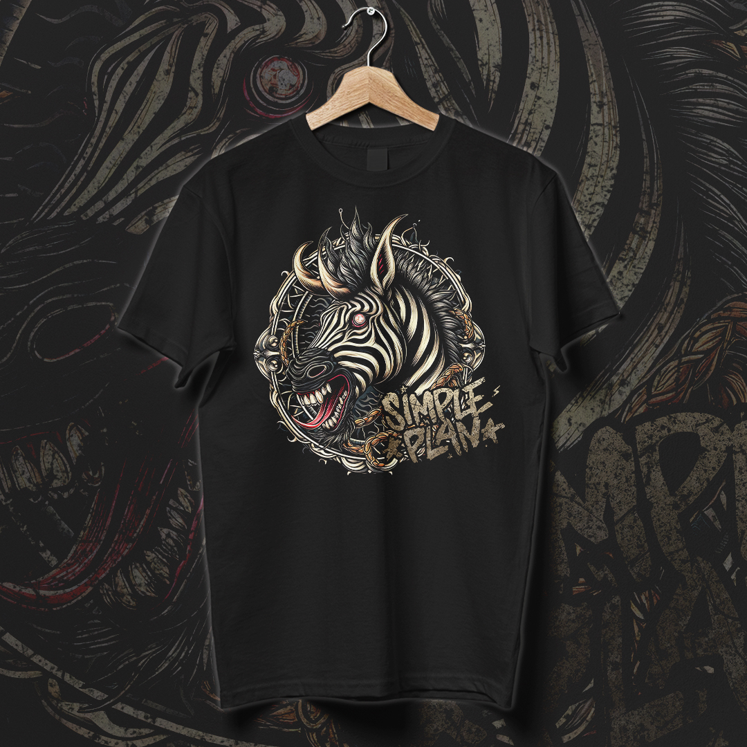 Camiseta Simple Plan | Just a Zebra