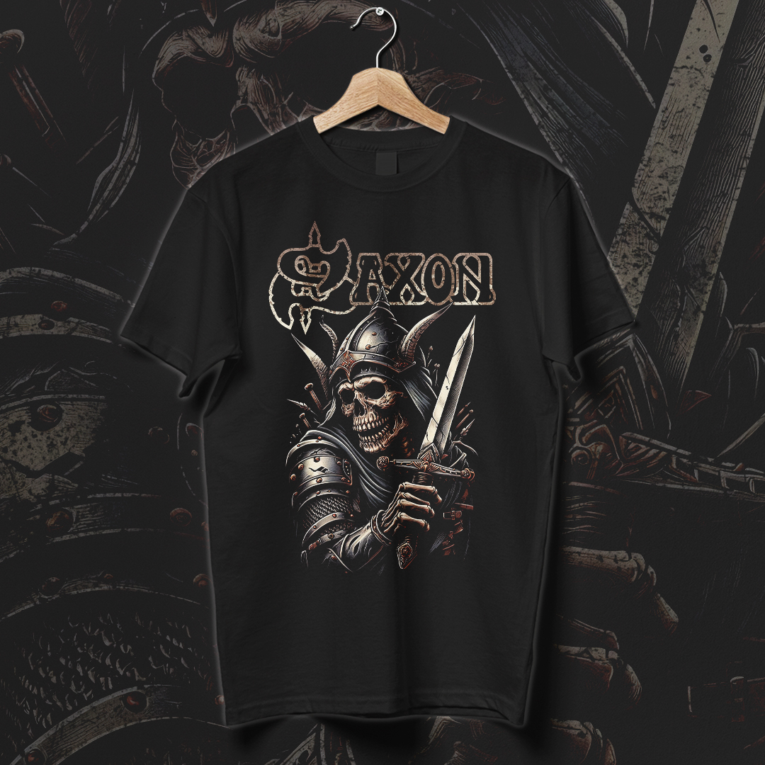 Camiseta Saxon | Steel Crusader