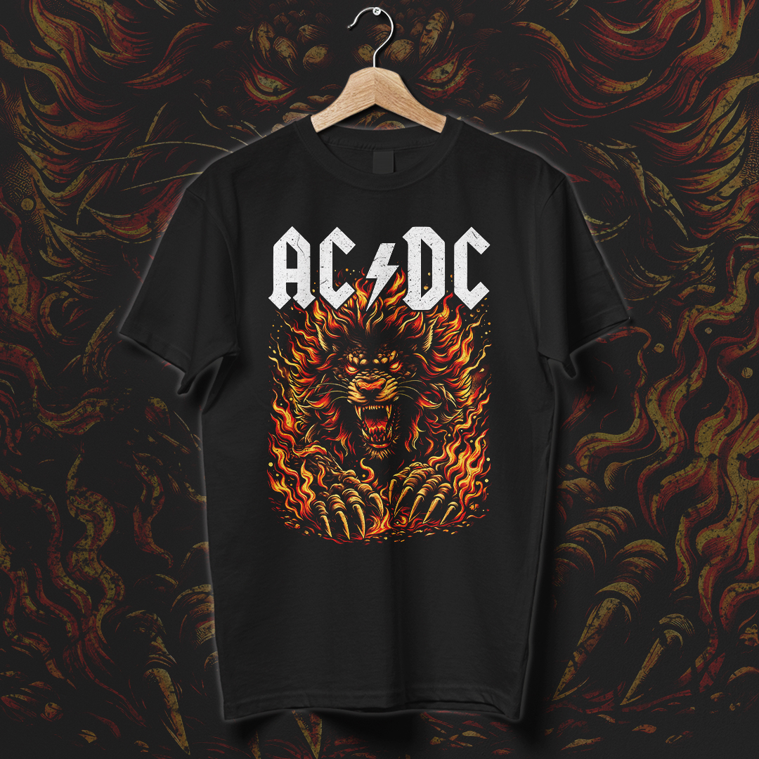 Camiseta AC/DC | Hell Lion