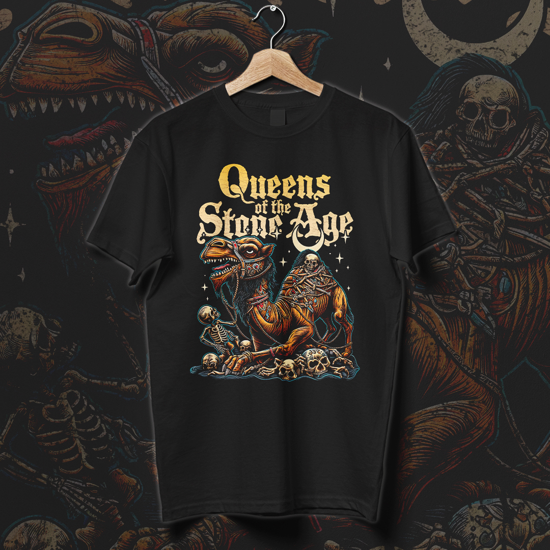Camiseta Queens Of The Stone Age | Skeleton Caravan