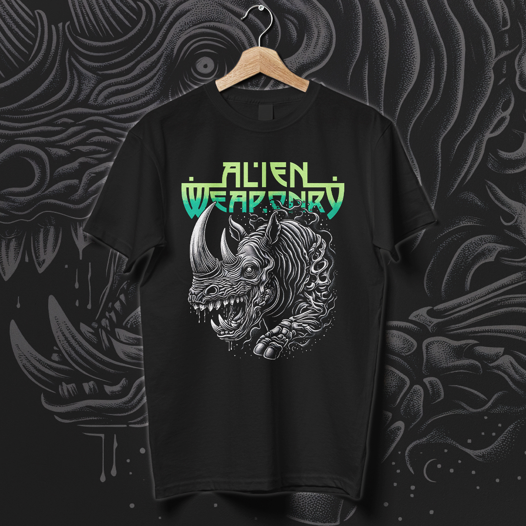 Camiseta Alien Weaponry | Rhino of Ruānuku