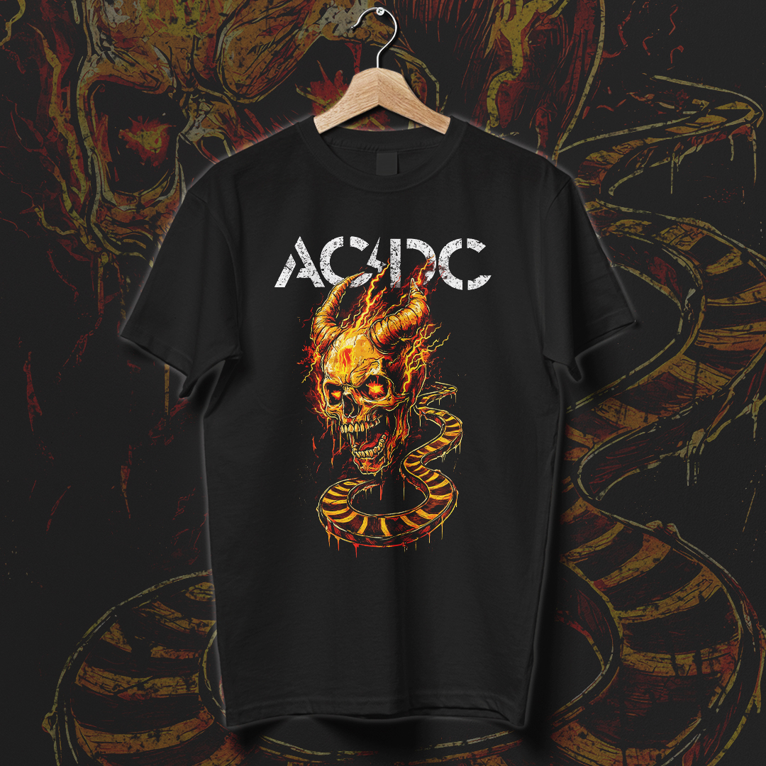 Camiseta AC/DC | Highway Skull