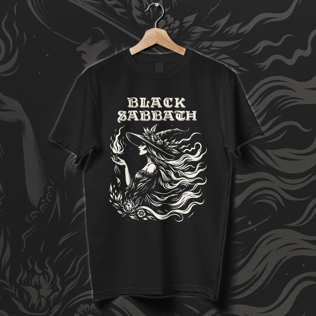 Camiseta Black Sabbath | Witch Flame