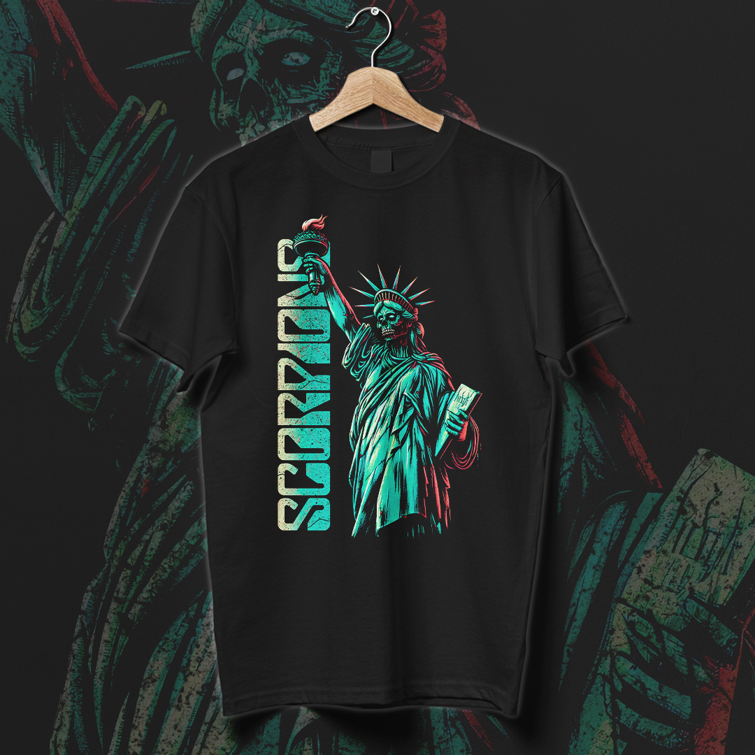 Camiseta Scorpions | Faded Liberty