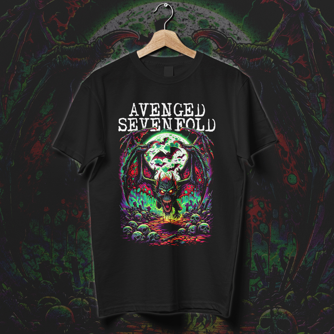 Camiseta Avenged Sevenfold | Bat Country