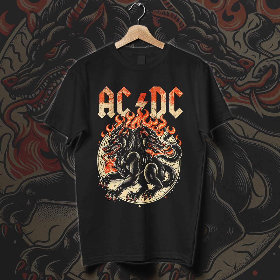 Camiseta AC/DC | Double Hellhound