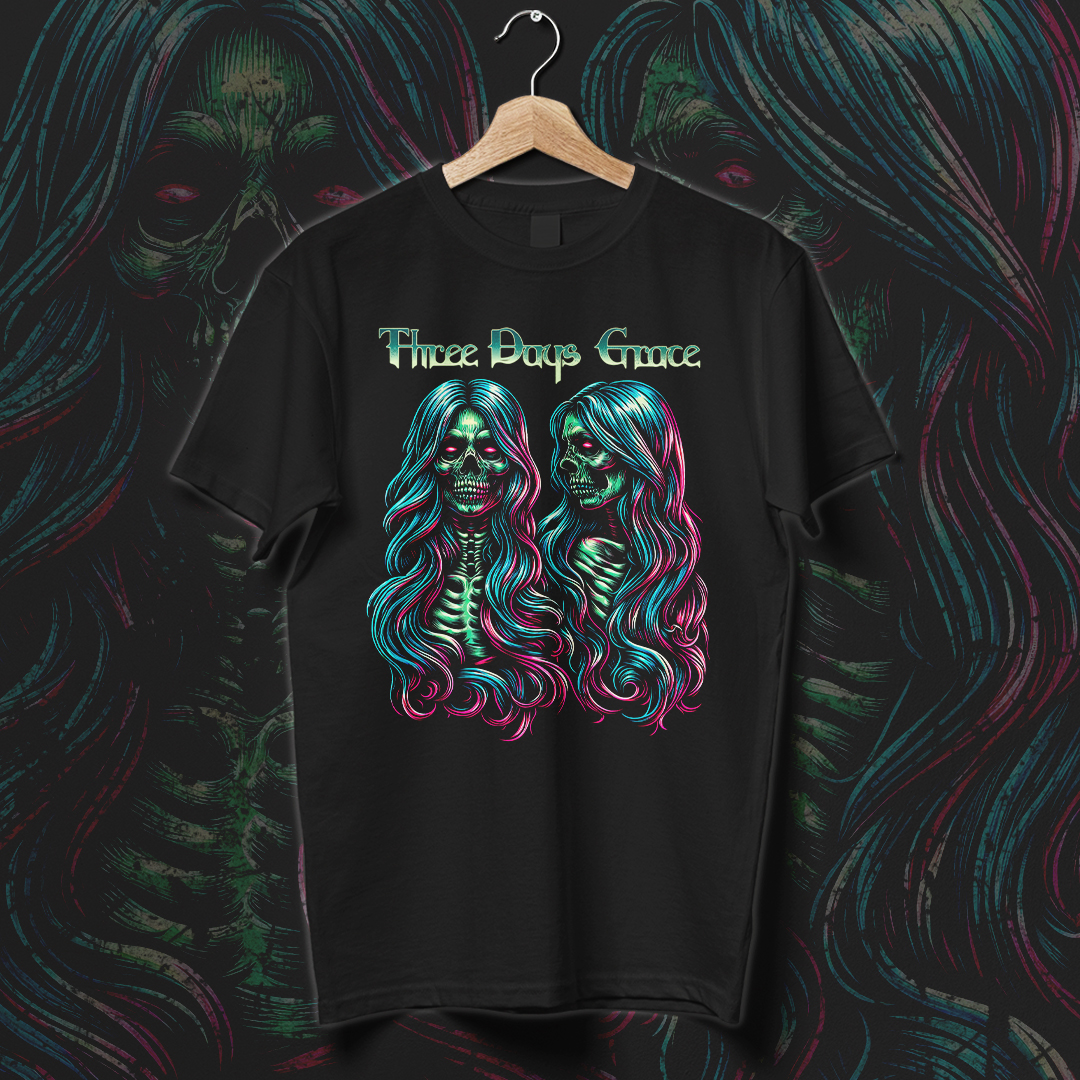 Camiseta Three Days Grace | Beautifully Broken Bones
