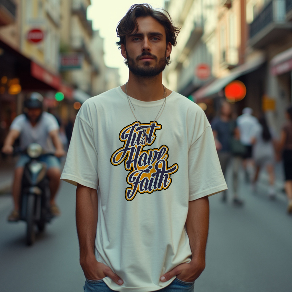 Camisa Oversized Just Have Faith