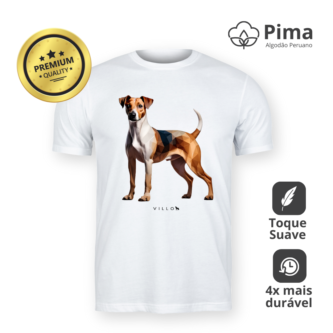 Camiseta Pima Premium Fox Paulistinha Terrie Brasileiro