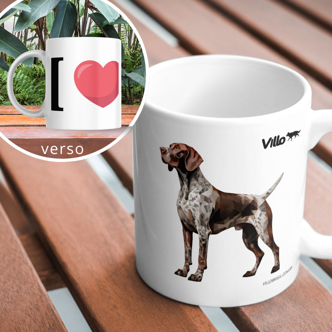 Caneca Braco Alemão de pelo curto