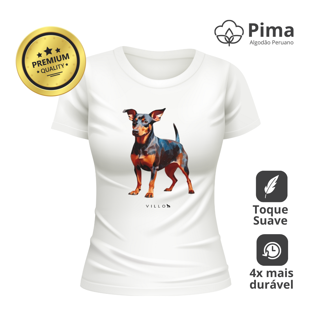 Camiseta Baby Long Pima Premium Pinscher