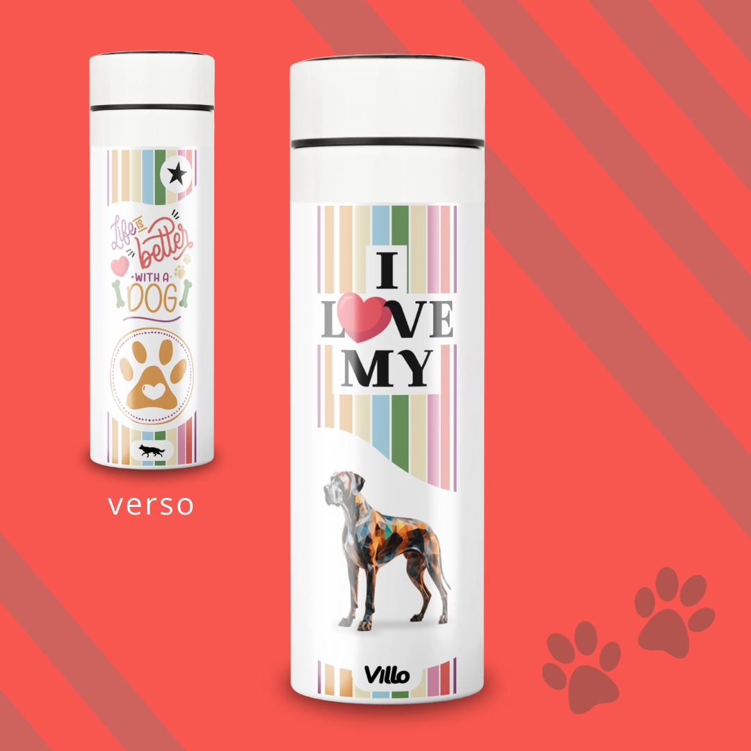Garrafa Térmica Dogue Alemão