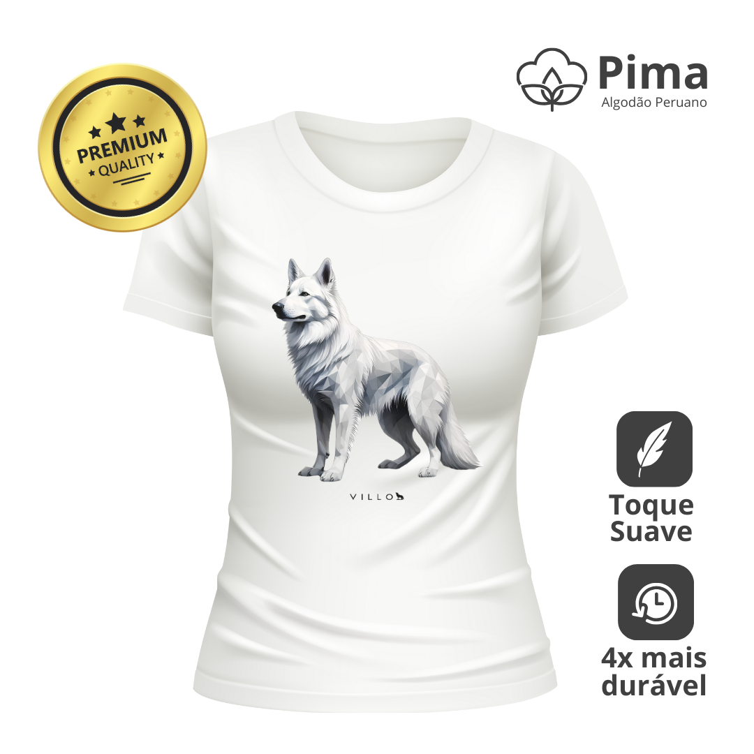 Camiseta Baby Long Pima Premium Pastor Suiço