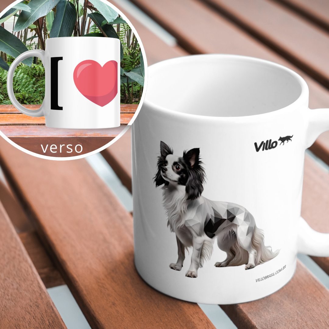 Caneca Continental Toy Spaniel