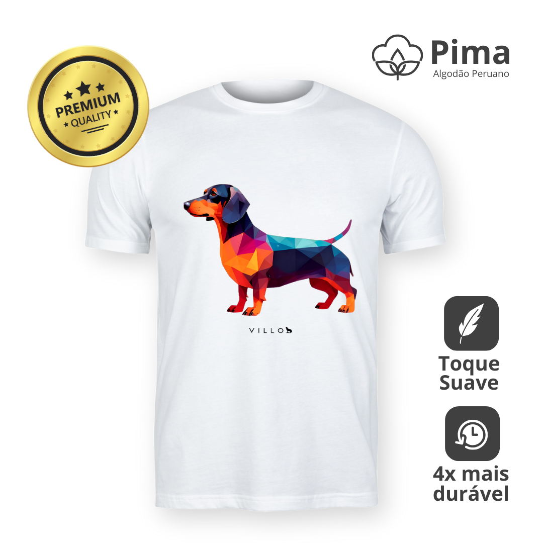 Camiseta Pima Premium Dachshund 
