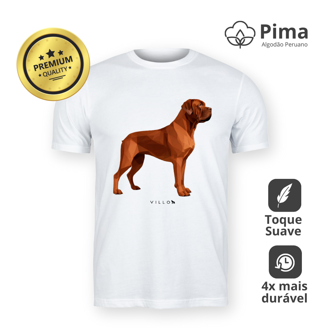 Camiseta Pima Premium Dogue de Bordeaux