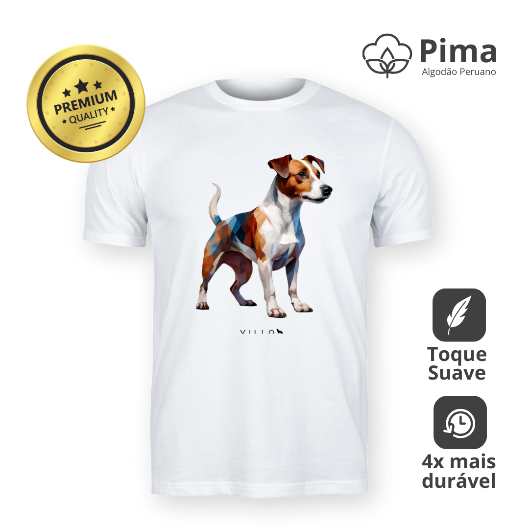 Camiseta Pima Premium Jack Russell Terriers