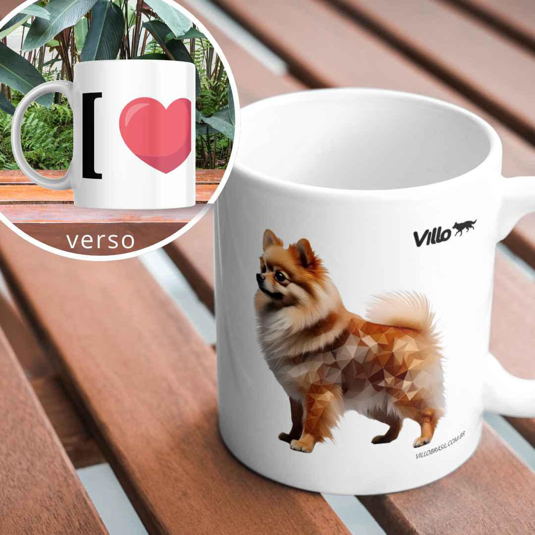 Caneca Cão da Pomerânia