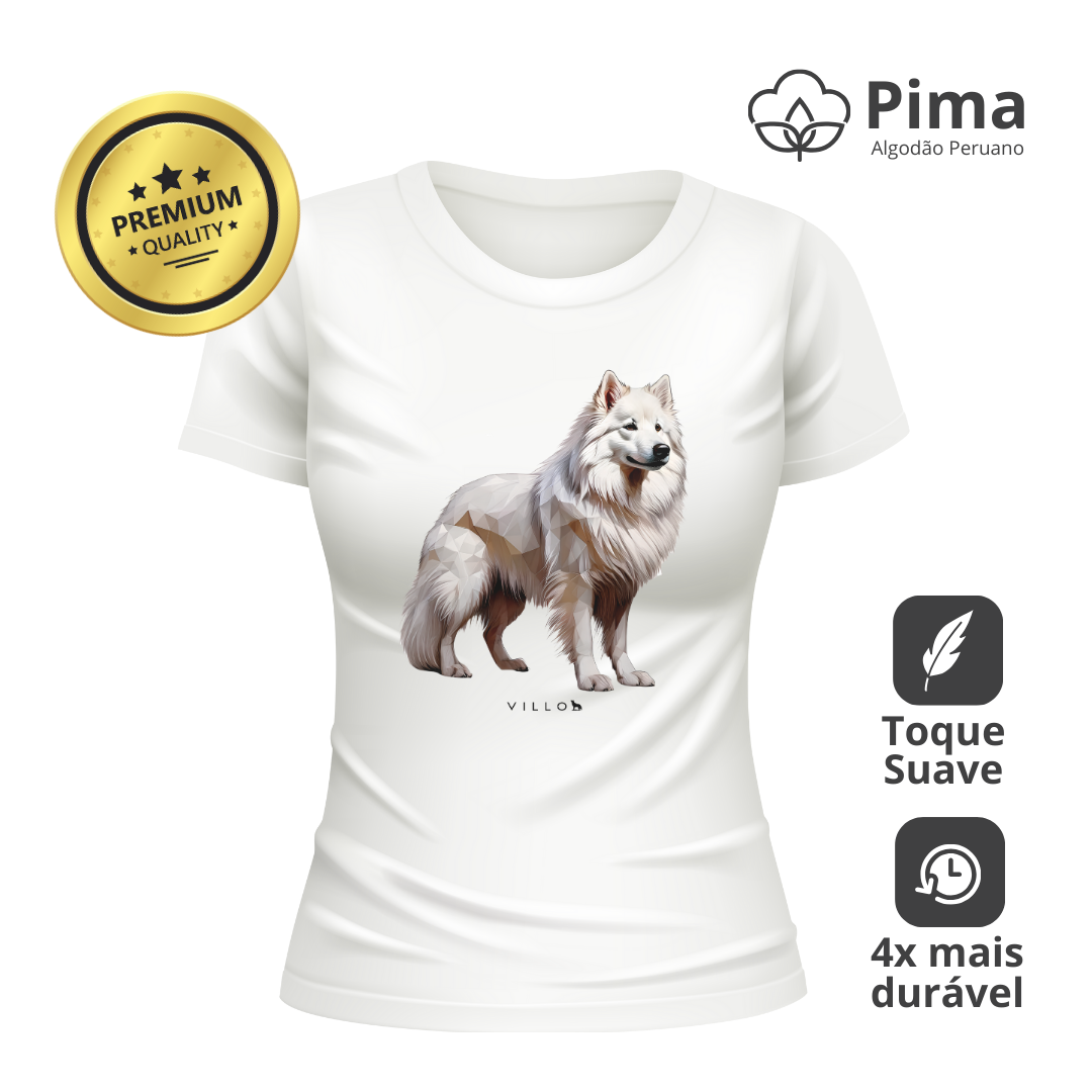 Camiseta Baby Long Pima Premium Samoieda