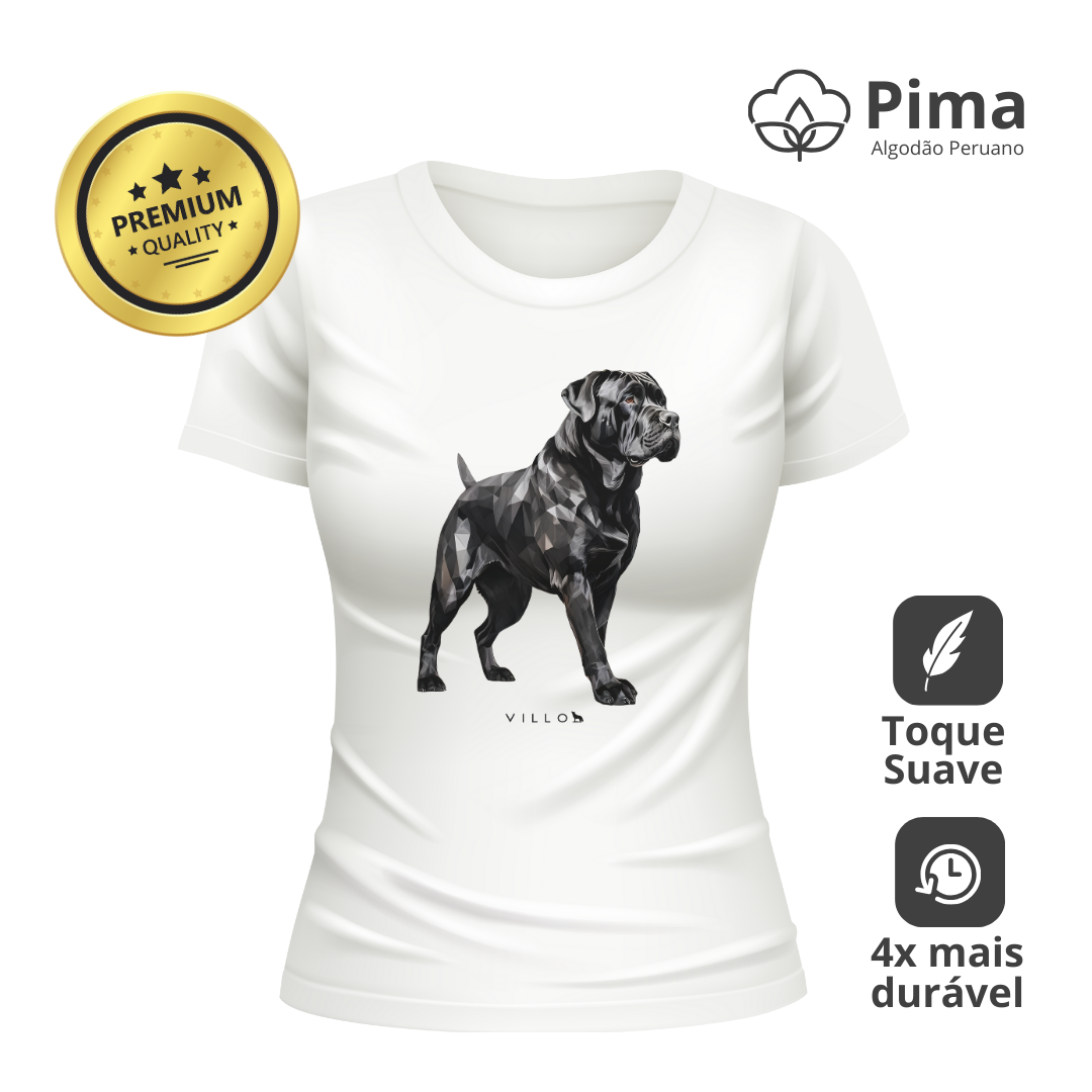 Camiseta Baby Long Pima Premium Mastim Napolitano