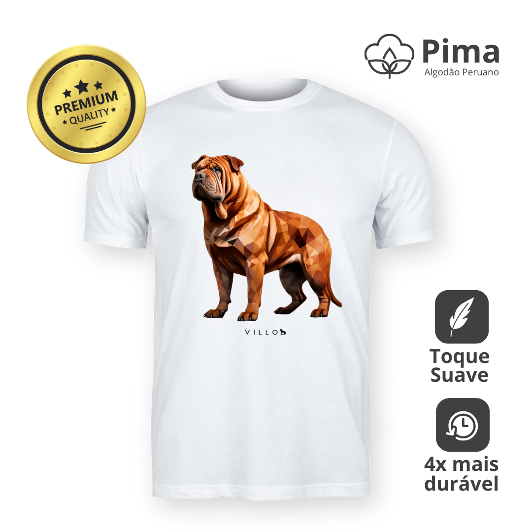Camiseta Pima Premium Shar-pei 