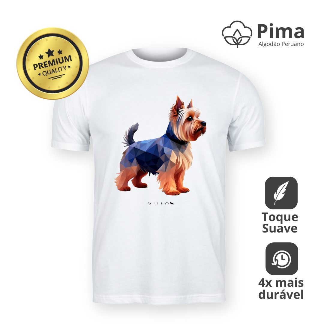Camiseta Pima Premium Yorkshire Terrier