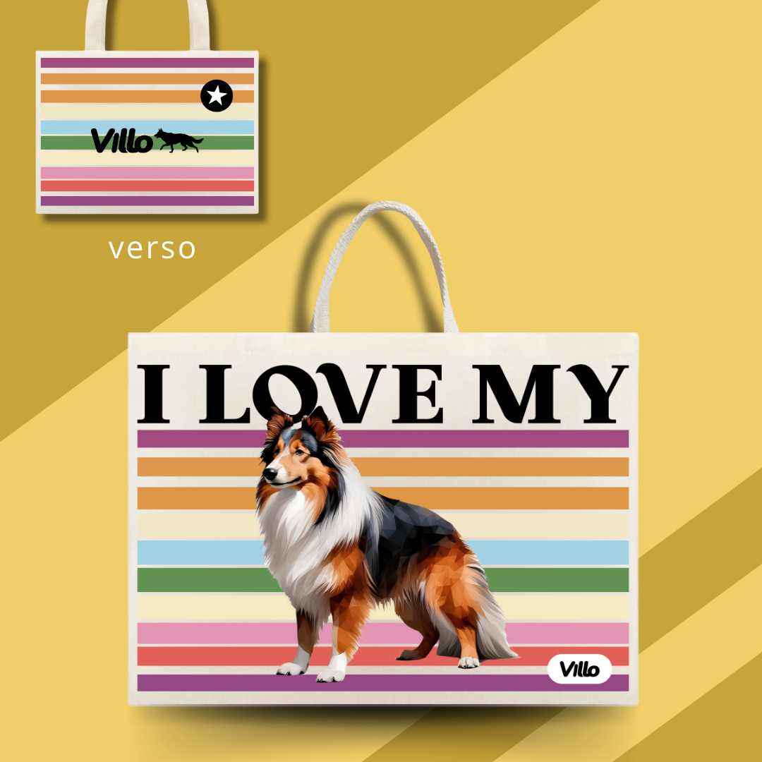 Eco Bag Pastor Shetland Pug
