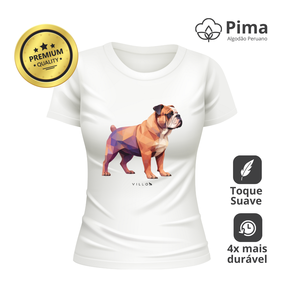 Camiseta Baby Long Pima Premium Bulldog