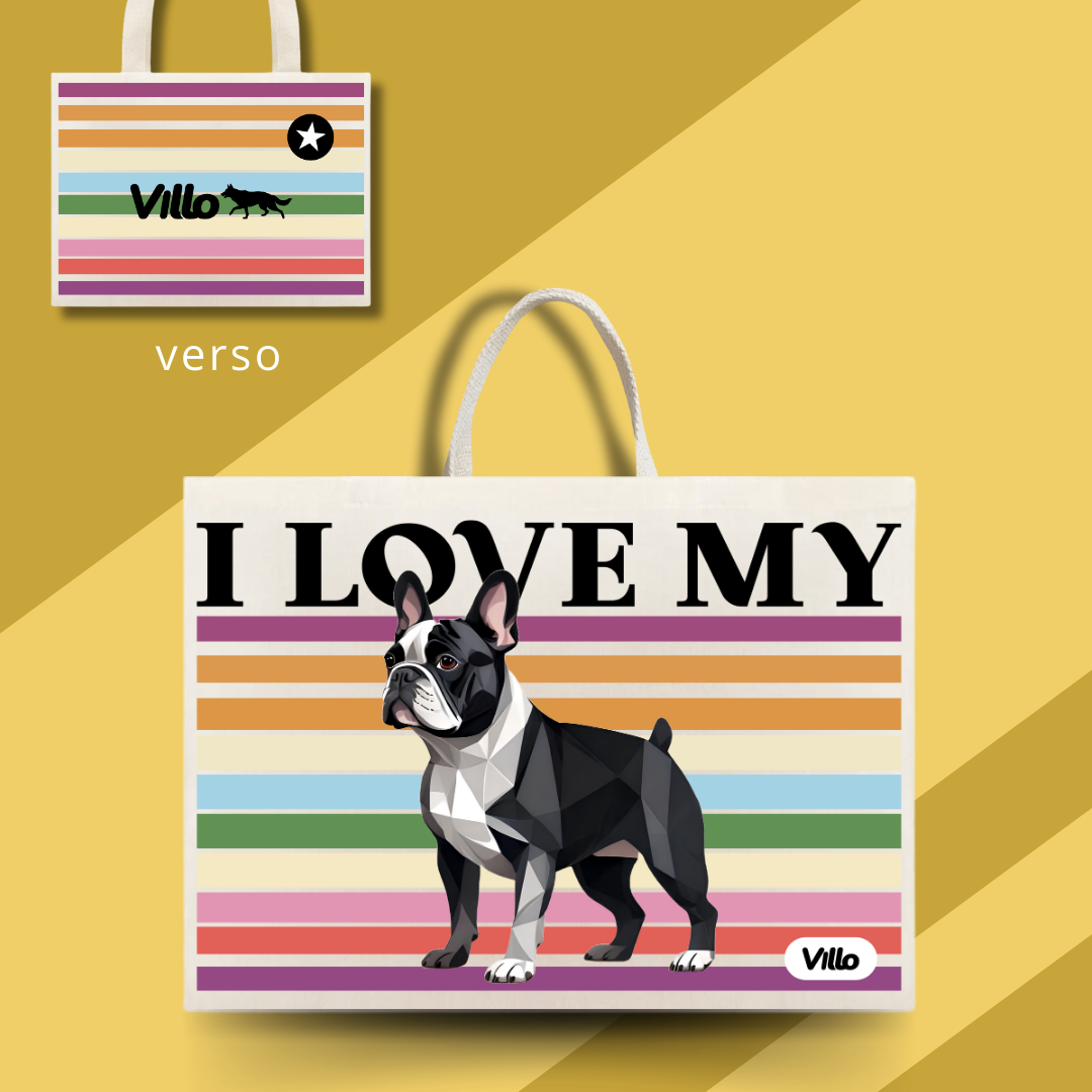 Eco Bag Bulldog Frânces
