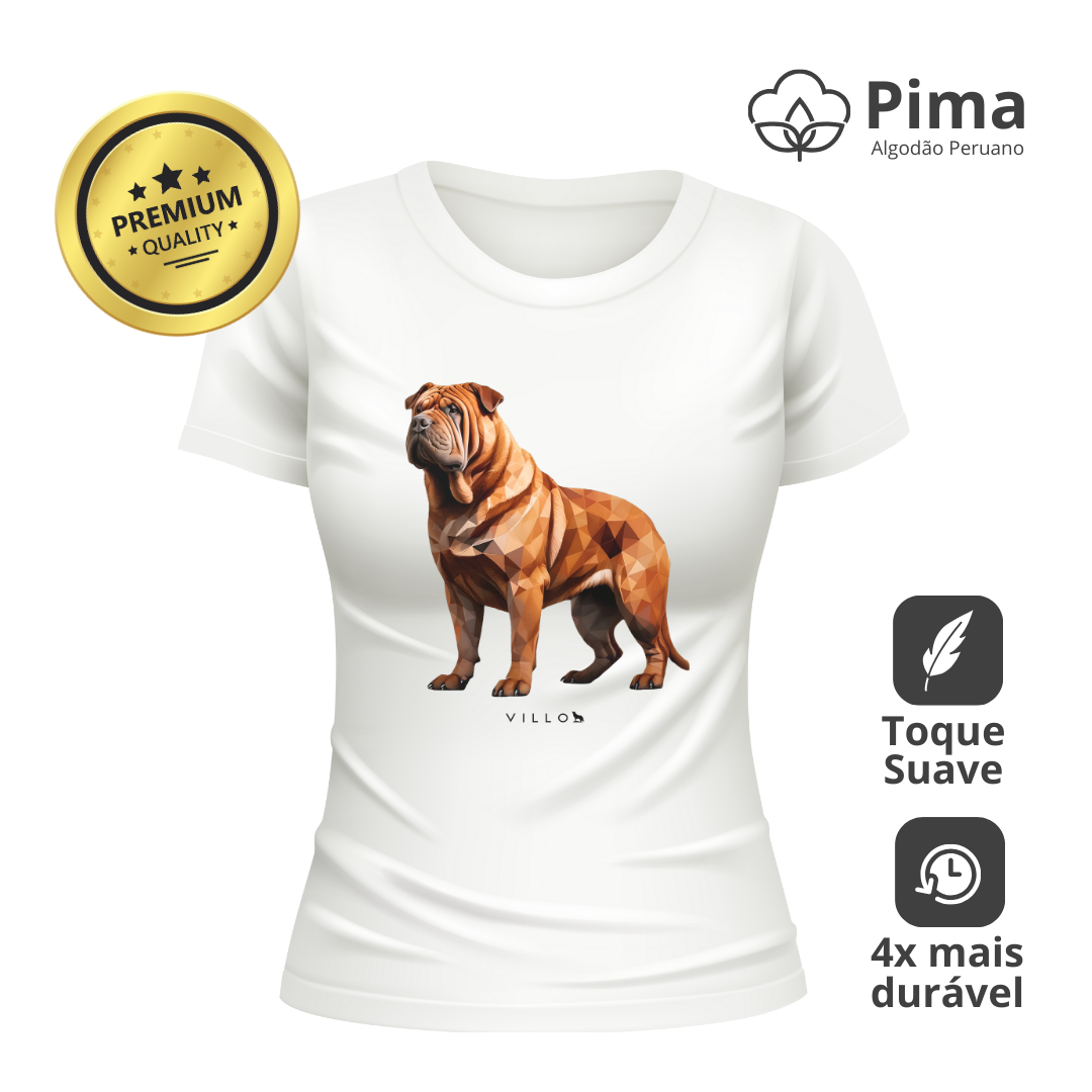 Camiseta Baby Long Pima Premium Shar-pei