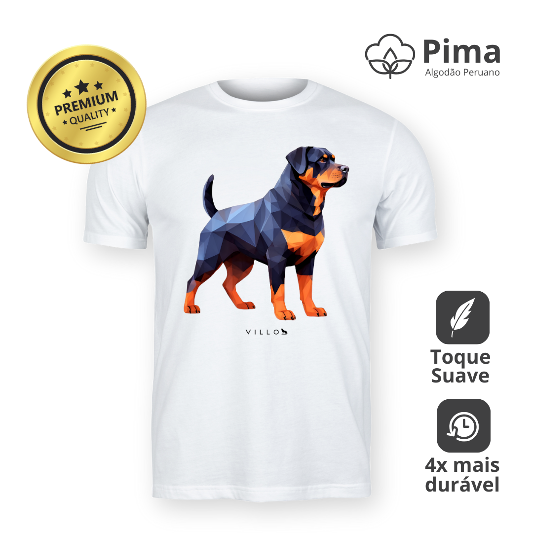 Camiseta Pima Premium Rottweiler 