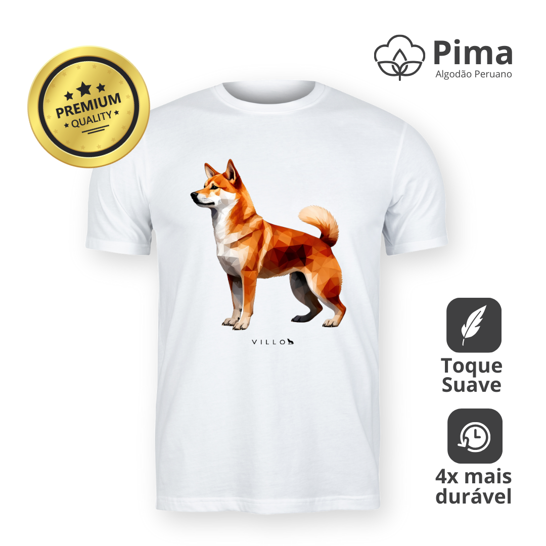Camiseta Pima Premium Shiba Inus