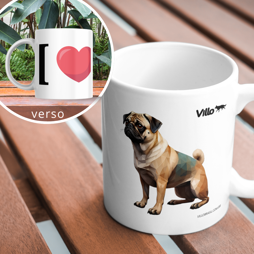 Caneca Pug