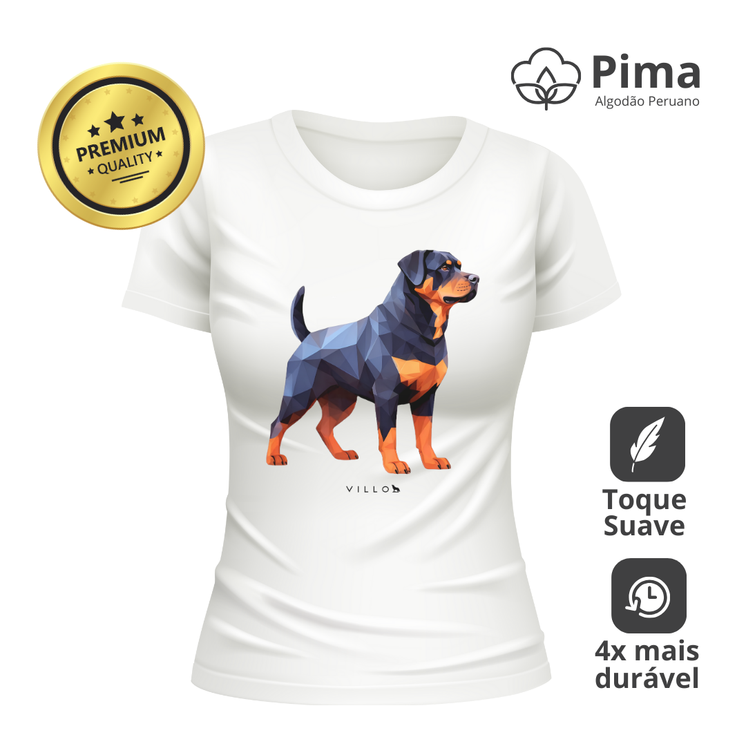 Camiseta Baby Long Pima Premium Rottweiler