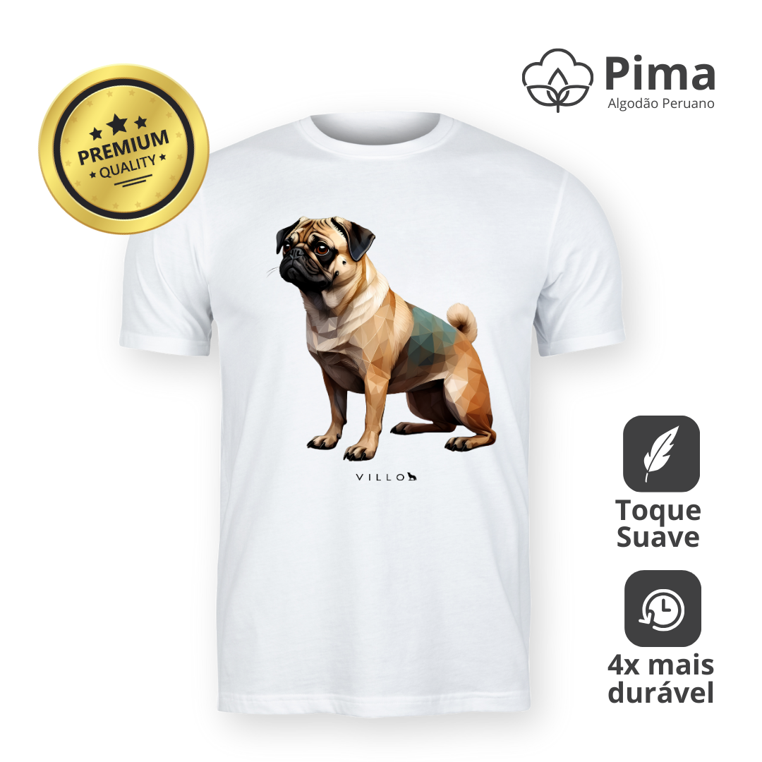Camiseta Pima Premium Pug 