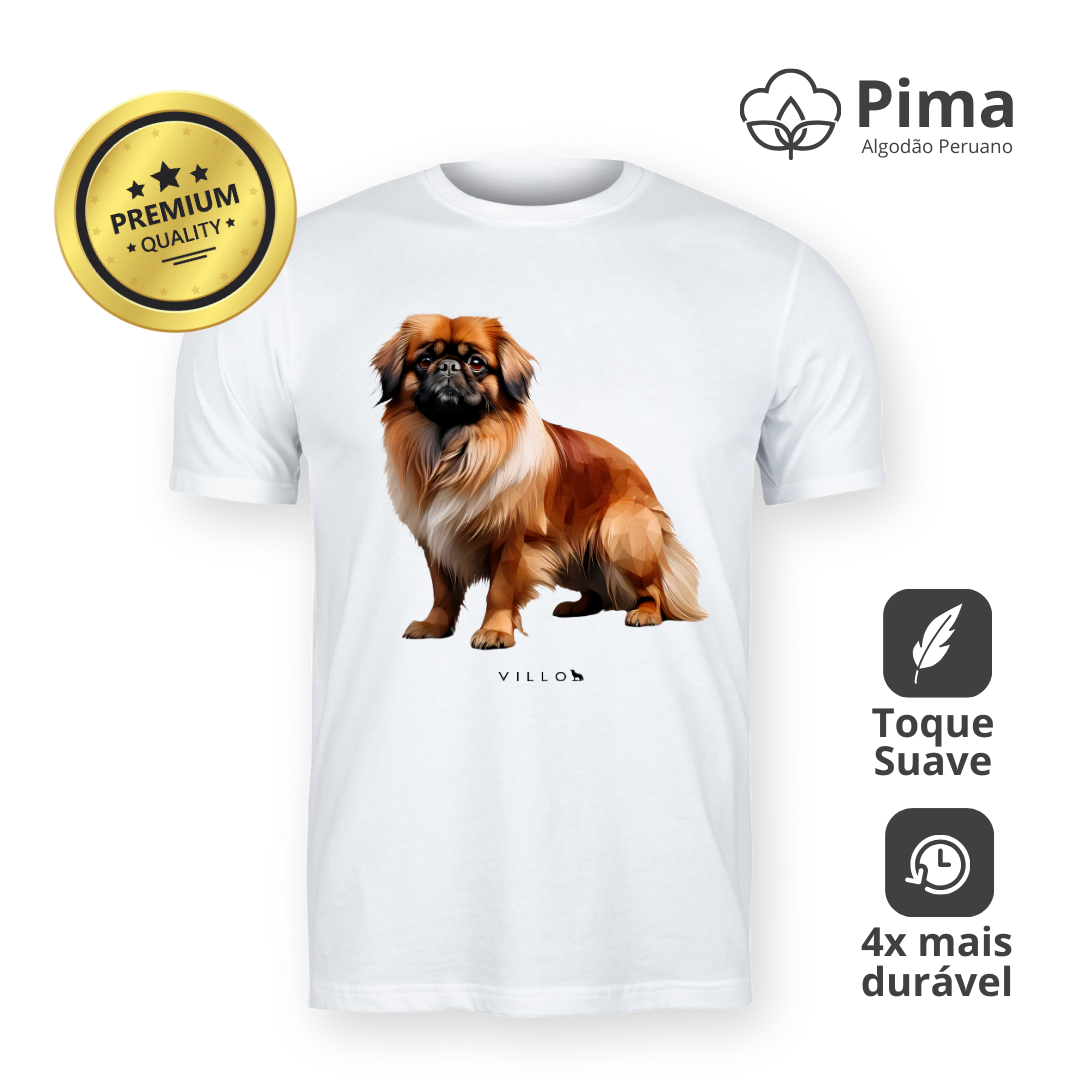 Camiseta Pima Premium Pequinês 