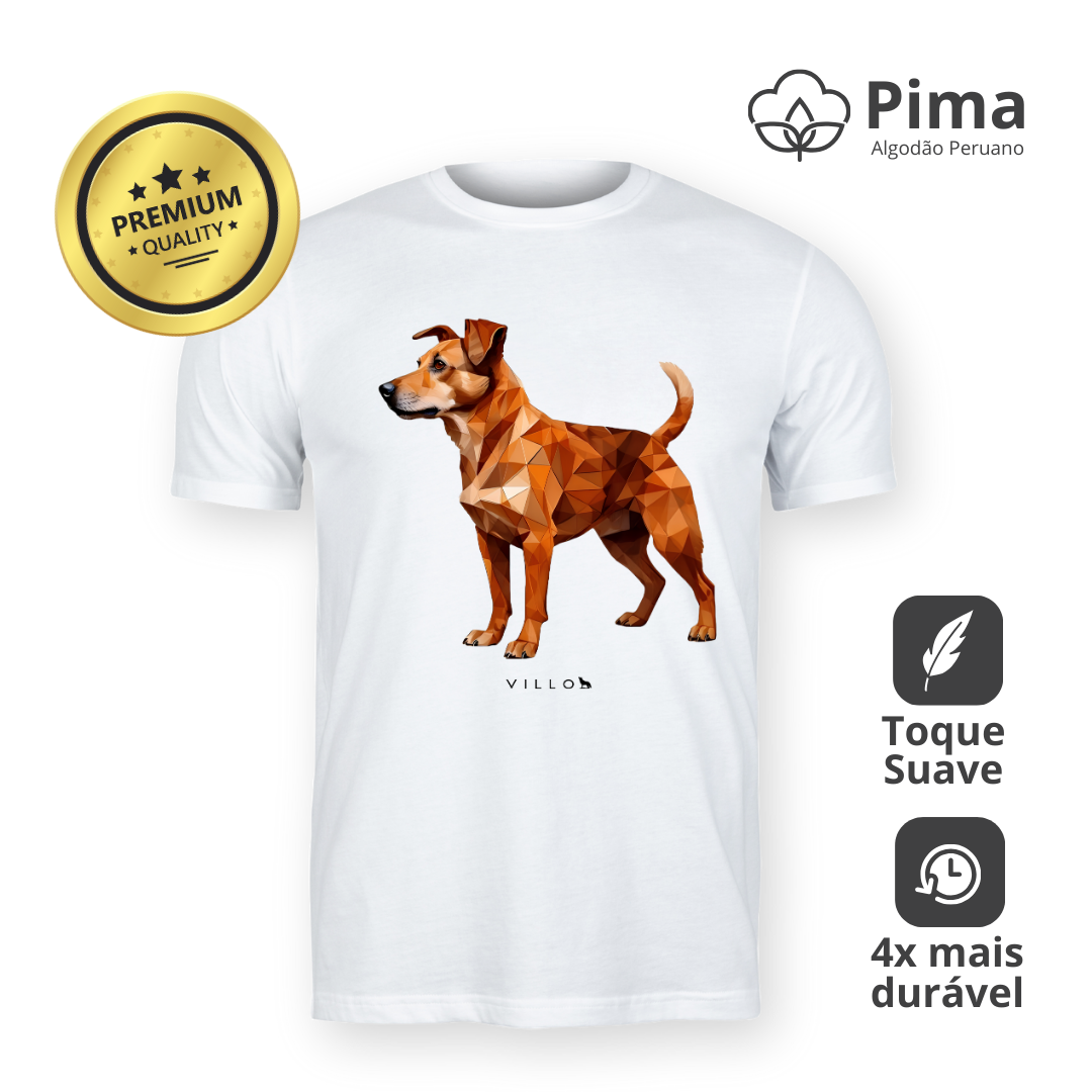 Camiseta Pima Premium Caramelo (sem raça)