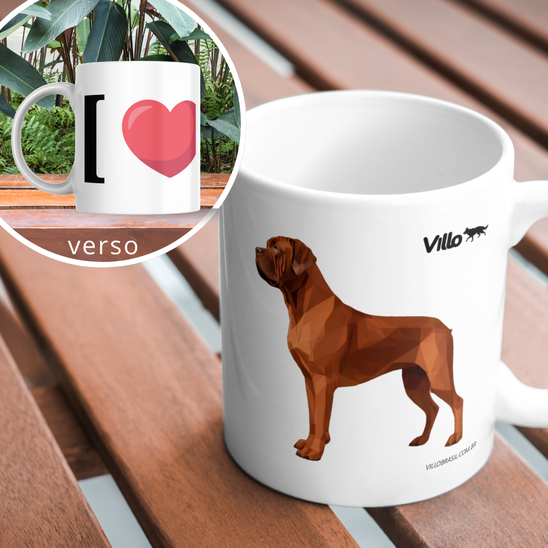 Caneca Dogue de Bordeaux