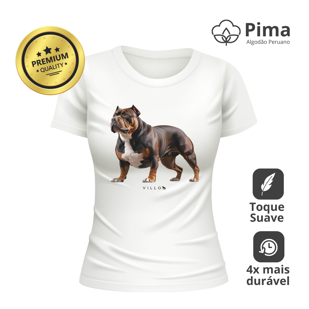 Camiseta Baby Long Pima Premium American Bully