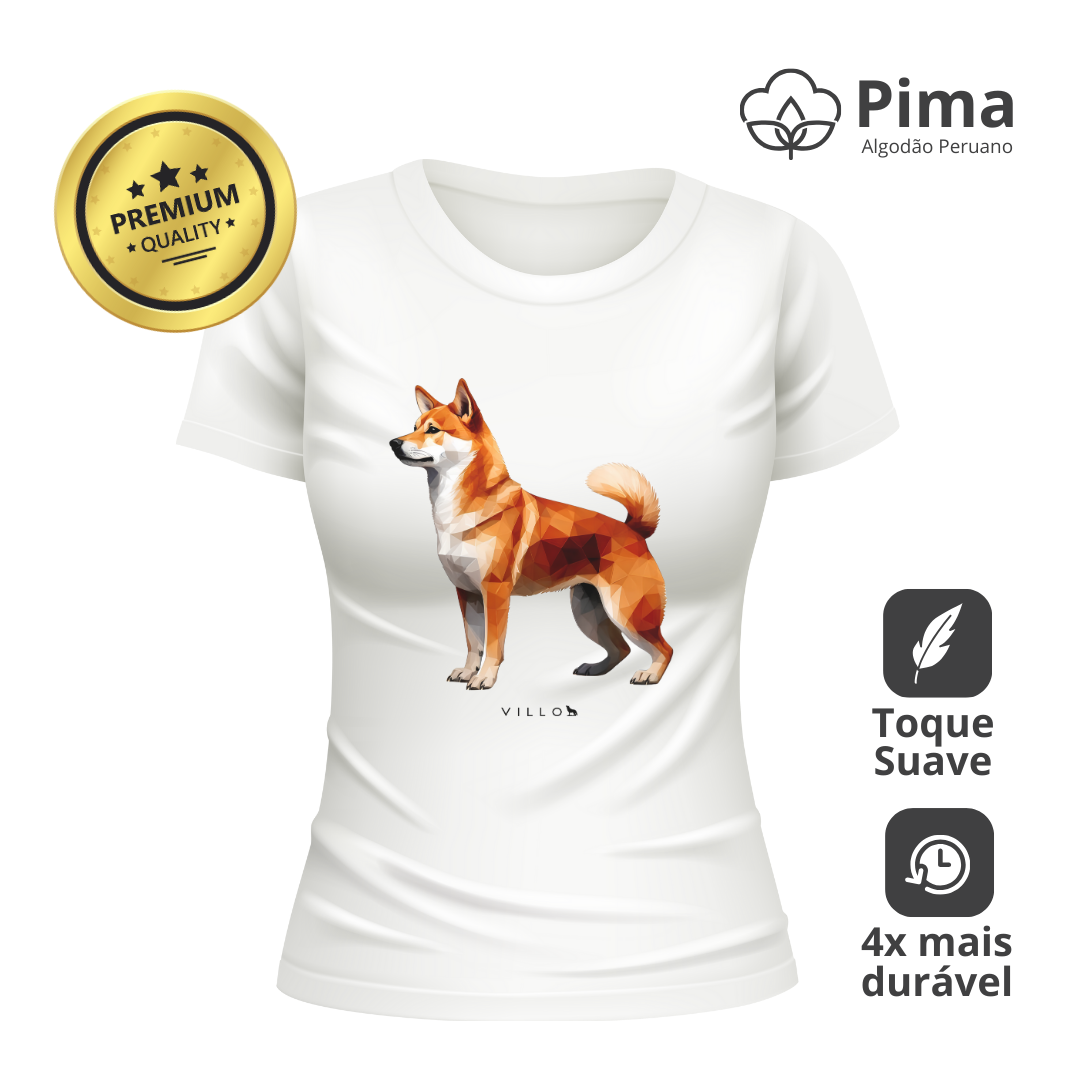 Camiseta Baby Long Pima Premium Shiba Inus