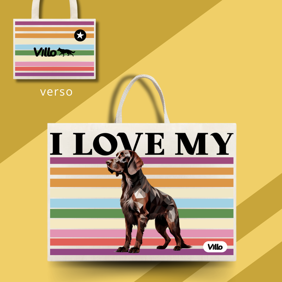 Ecobag Braco Alemão de pelo longo