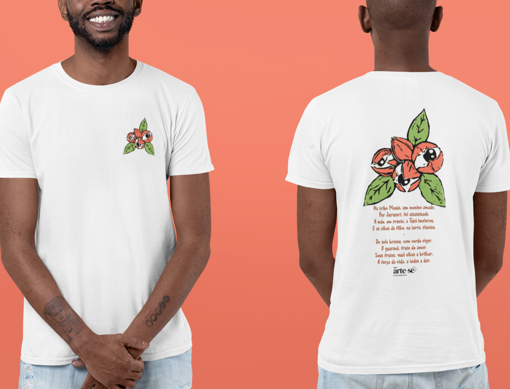 Camiseta - Lenda Guaraná (frente e costas)